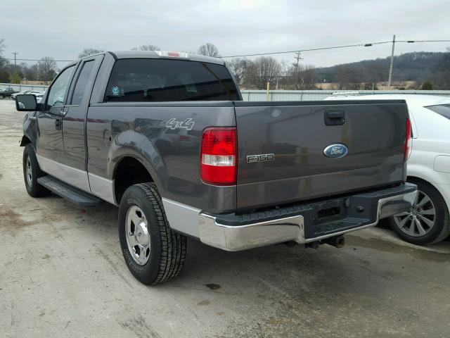 1FTPX14V67FA60992 - 2007 FORD F150 GRAY photo 3