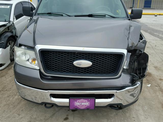 1FTPX14V67FA60992 - 2007 FORD F150 GRAY photo 7