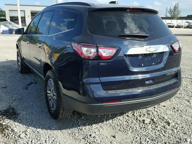 1GNKRGKD7GJ209979 - 2016 CHEVROLET TRAVERSE L BLUE photo 3