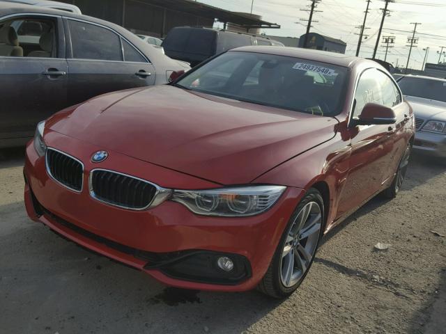 WBA4F9C34HG812427 - 2017 BMW 430XI GRAN RED photo 2