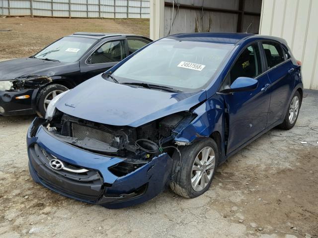 KMHD35LH3FU237246 - 2015 HYUNDAI ELANTRA GT BLUE photo 2