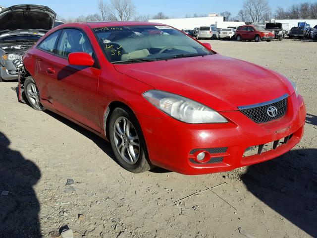 4T1CE30P38U765698 - 2008 TOYOTA CAMRY SOLA RED photo 1