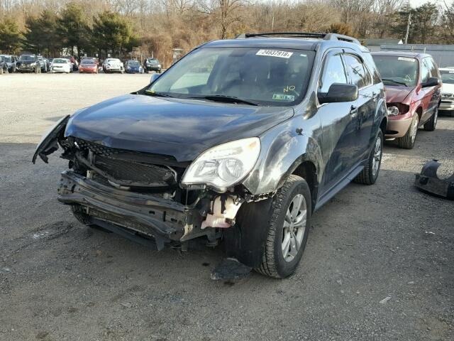 2CNFLEEW4A6371419 - 2010 CHEVROLET EQUINOX LT BLACK photo 2