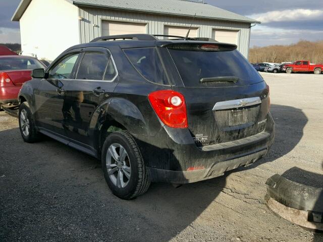 2CNFLEEW4A6371419 - 2010 CHEVROLET EQUINOX LT BLACK photo 3