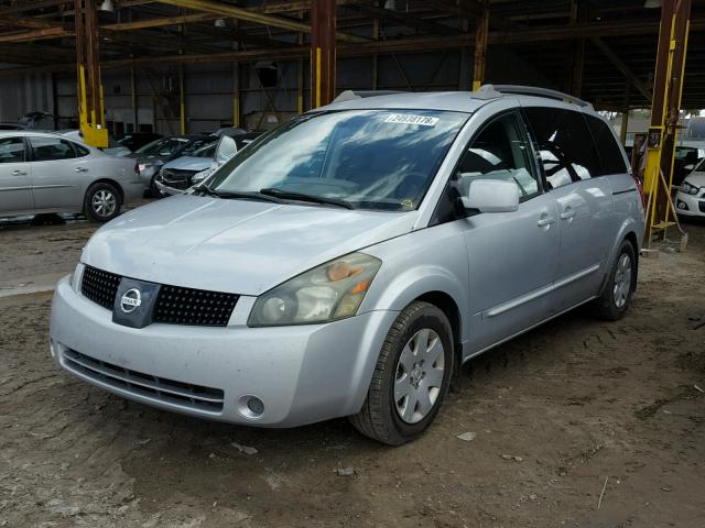 5N1BV28U16N115176 - 2006 NISSAN QUEST S SILVER photo 2