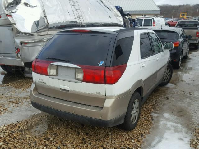 3G5DB03E34S527264 - 2004 BUICK RENDEZVOUS WHITE photo 4