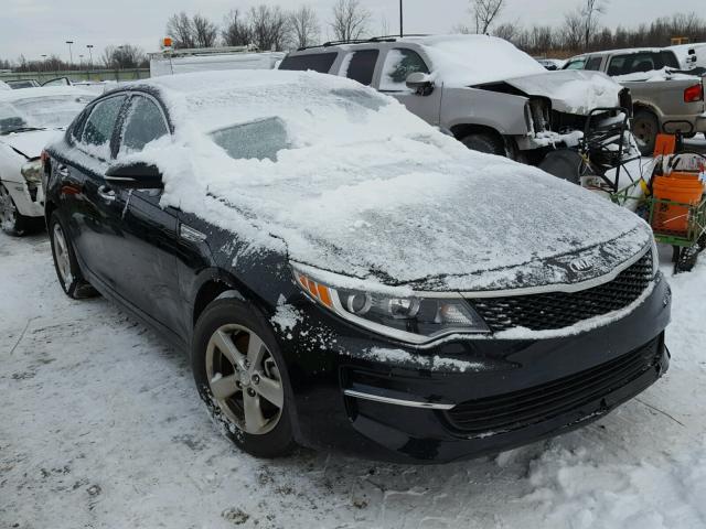 5XXGT4L30HG152616 - 2017 KIA OPTIMA LX BLACK photo 1