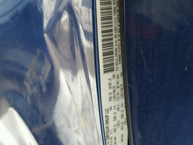 3D73Y3CL3BG622609 - 2011 DODGE RAM 3500 BLUE photo 10