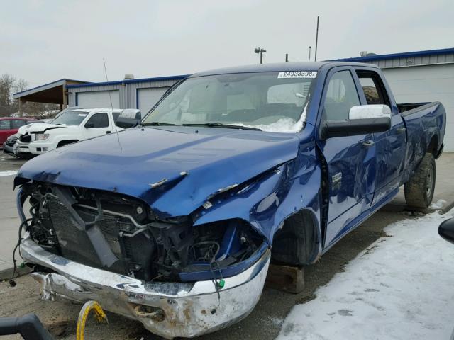 3D73Y3CL3BG622609 - 2011 DODGE RAM 3500 BLUE photo 2