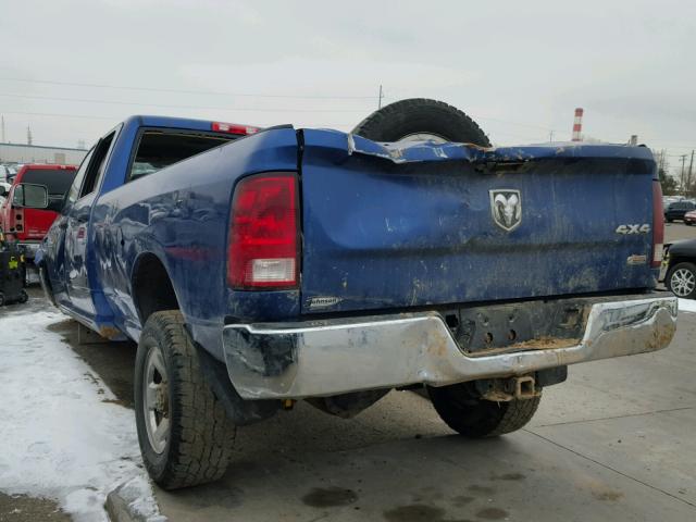 3D73Y3CL3BG622609 - 2011 DODGE RAM 3500 BLUE photo 3