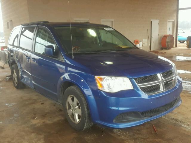 2C4RDGCG3DR636436 - 2013 DODGE GRAND CARA BLUE photo 1