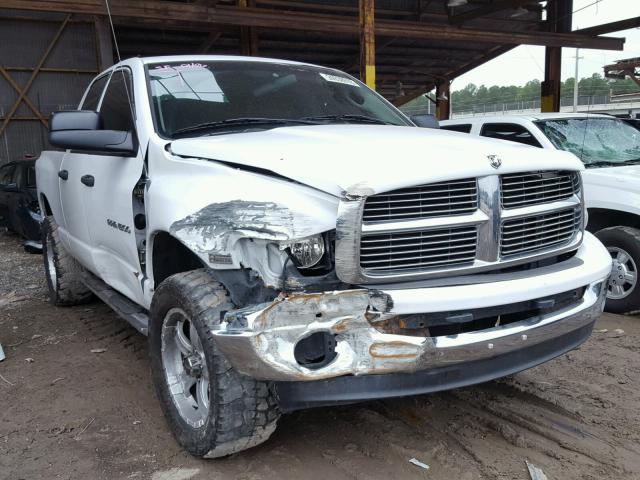 1D7HU18D05J584086 - 2005 DODGE RAM 1500 S WHITE photo 1