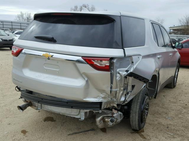 1GNERFKW8JJ157861 - 2018 CHEVROLET TRAVERSE L SILVER photo 4