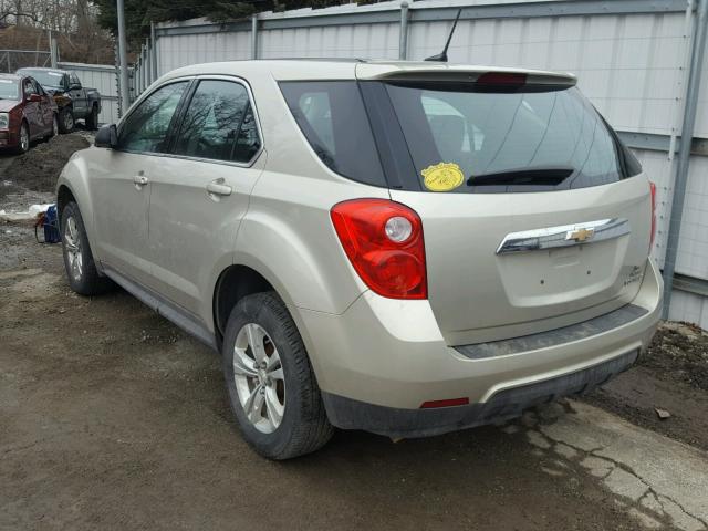 2GNALAEK5E6257527 - 2014 CHEVROLET EQUINOX LS BEIGE photo 3