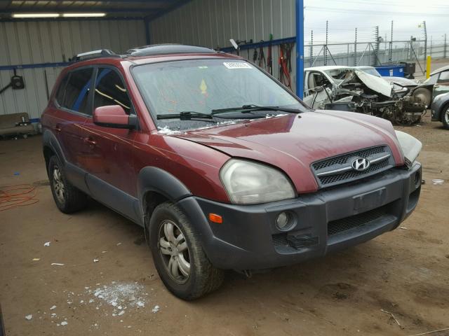 KM8JN72D57U668633 - 2007 HYUNDAI TUCSON SE MAROON photo 1