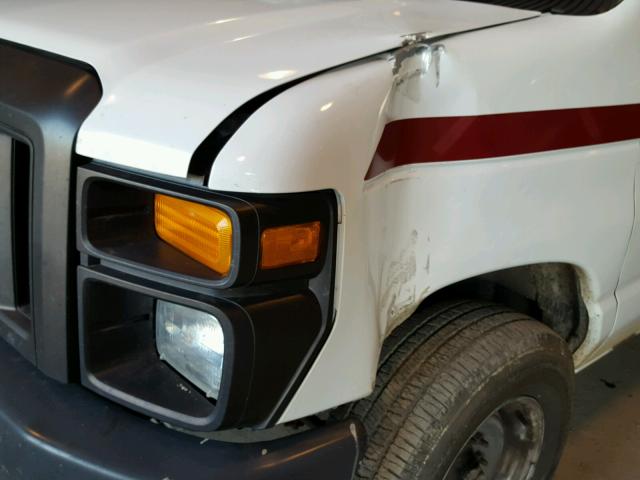 1FDSS3EL9CDA27200 - 2012 FORD ECONOLINE WHITE photo 9