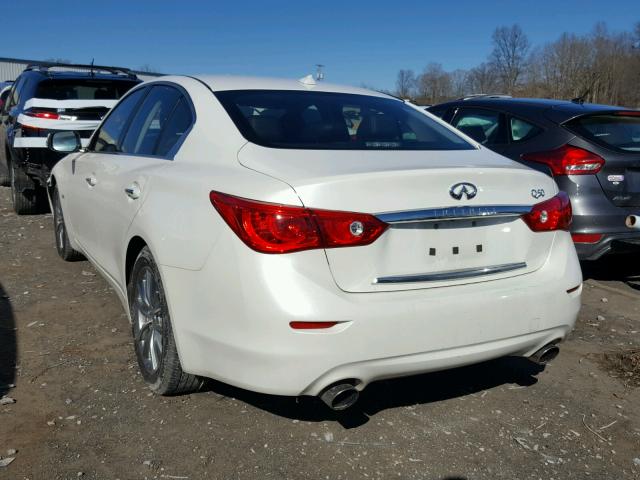 JN1EV7AP8HM732086 - 2017 INFINITI Q50 PREMIU WHITE photo 3