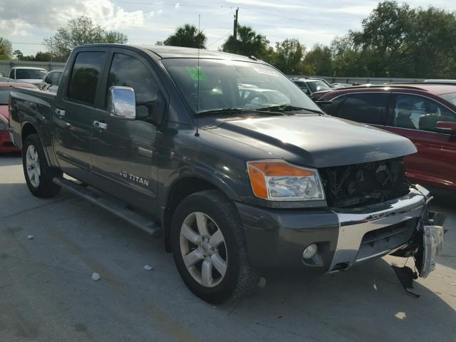 1N6BA07D48N304295 - 2008 NISSAN TITAN XE GRAY photo 1