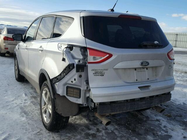 1FMCU9GX3FUC65422 - 2015 FORD ESCAPE SE SILVER photo 3