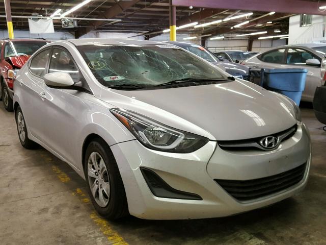 5NPDH4AE6GH700548 - 2016 HYUNDAI ELANTRA SE SILVER photo 1