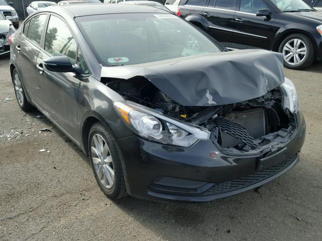 KNAFX4A61F5415398 - 2015 KIA FORTE LX BLACK photo 1