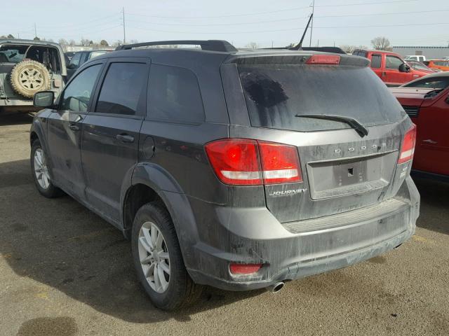 3C4PDCBG6HT589021 - 2017 DODGE JOURNEY SX GRAY photo 3