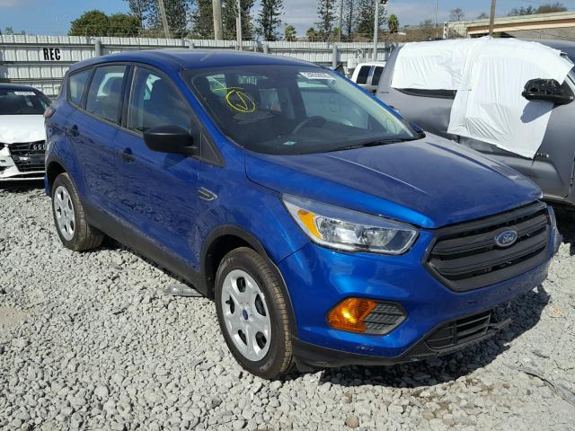 1FMCU0F70HUF02710 - 2017 FORD ESCAPE S BLUE photo 1