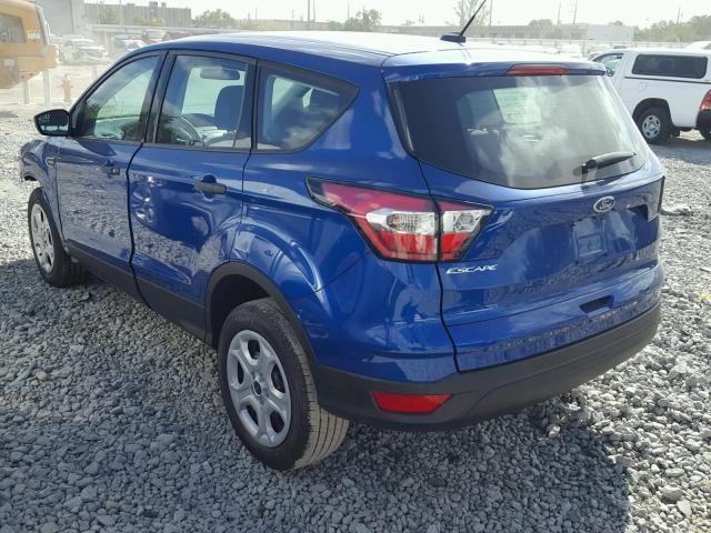 1FMCU0F70HUF02710 - 2017 FORD ESCAPE S BLUE photo 3