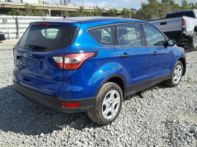 1FMCU0F70HUF02710 - 2017 FORD ESCAPE S BLUE photo 4