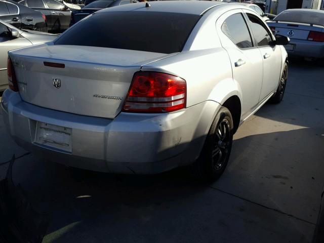 1B3LC46B39N555918 - 2009 DODGE AVENGER SE SILVER photo 4