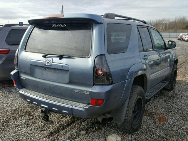 JTEZU14R658035074 - 2005 TOYOTA 4RUNNER SR BLUE photo 4