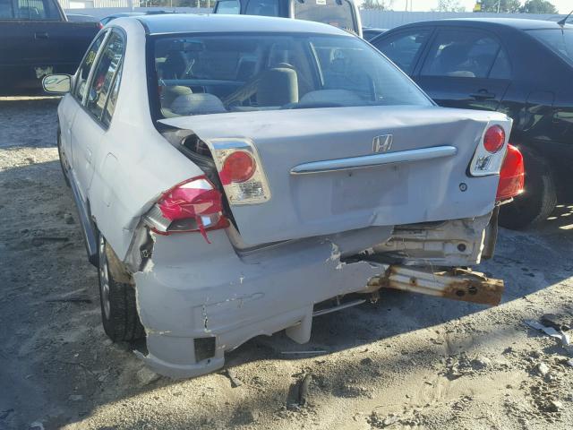 2HGES16592H508654 - 2002 HONDA CIVIC LX SILVER photo 3