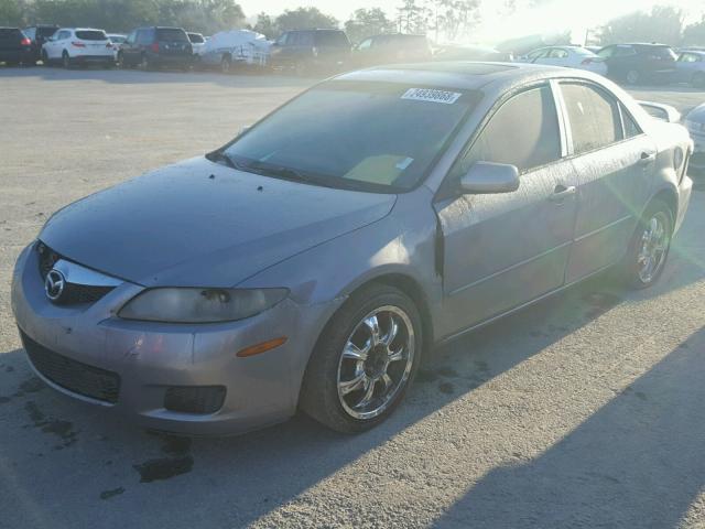 1YVFP80C365M63089 - 2006 MAZDA 6 I GRAY photo 2