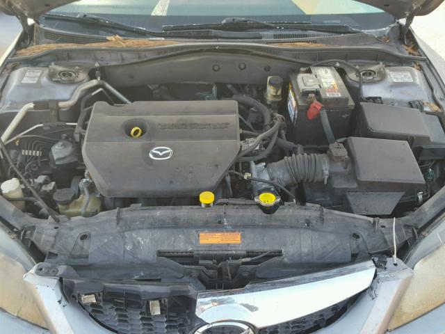 1YVFP80C365M63089 - 2006 MAZDA 6 I GRAY photo 7