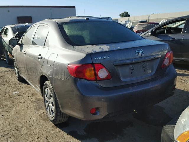 JTDBL40E599086689 - 2009 TOYOTA COROLLA BA GRAY photo 3