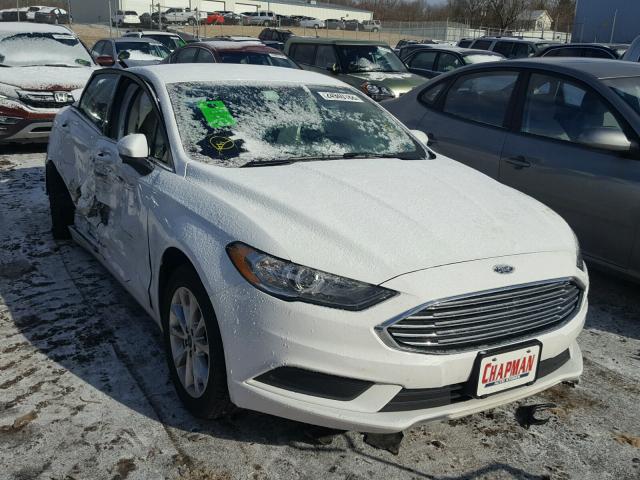 3FA6P0H71HR224371 - 2017 FORD FUSION SE WHITE photo 1