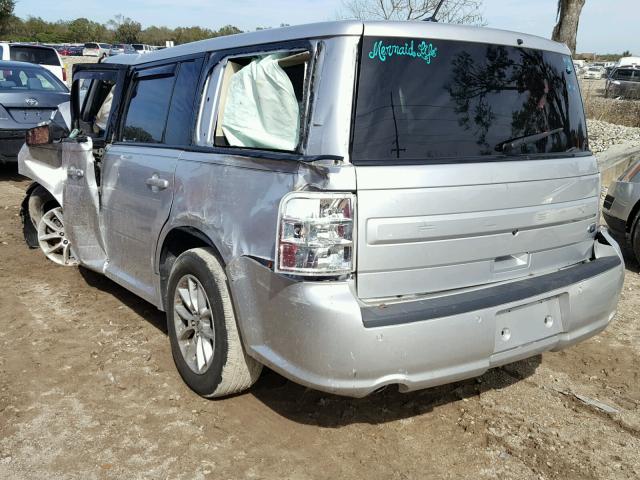 2FMGK5B83GBA10485 - 2016 FORD FLEX SE SILVER photo 3