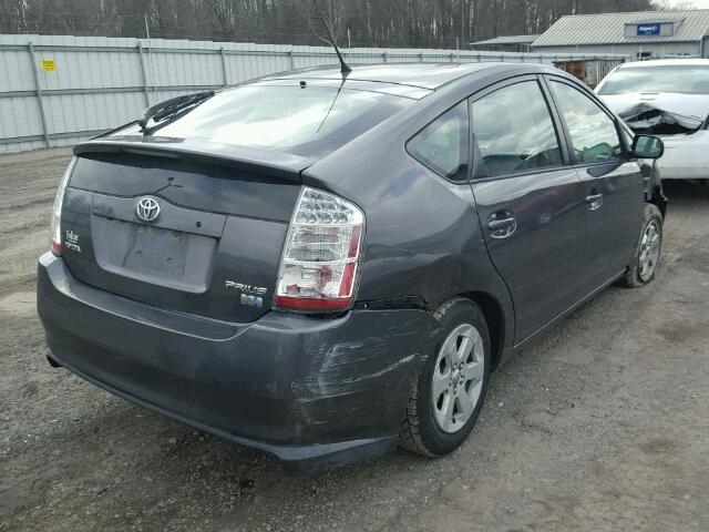 JTDKB20U173255332 - 2007 TOYOTA PRIUS GRAY photo 4