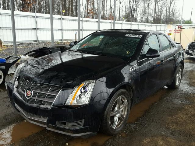 1G6DF577080179963 - 2008 CADILLAC CTS BLACK photo 2