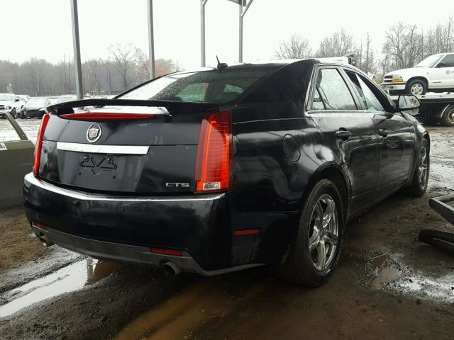 1G6DF577080179963 - 2008 CADILLAC CTS BLACK photo 4