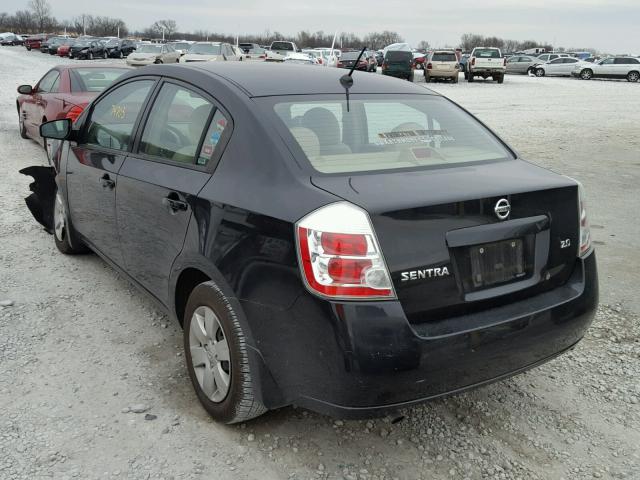 3N1AB61E17L643775 - 2007 NISSAN SENTRA 2.0 BLACK photo 3