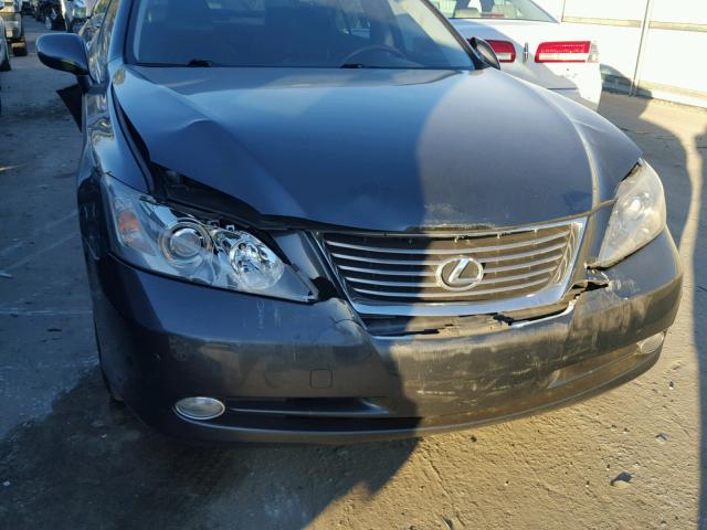 JTHBJ46G092324700 - 2009 LEXUS ES 350 BLACK photo 9