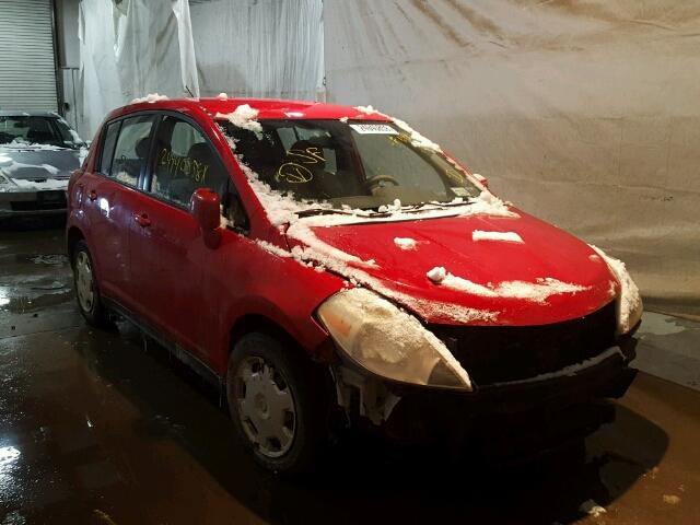 3N1BC13E47L356075 - 2007 NISSAN VERSA S RED photo 1