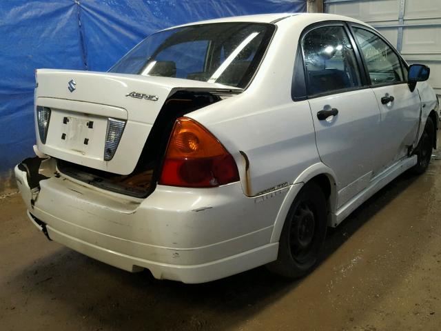 JS2RA62S165305112 - 2006 SUZUKI AERIO WHITE photo 4