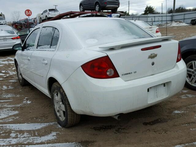 1G1AL55F967630033 - 2006 CHEVROLET COBALT LT WHITE photo 3