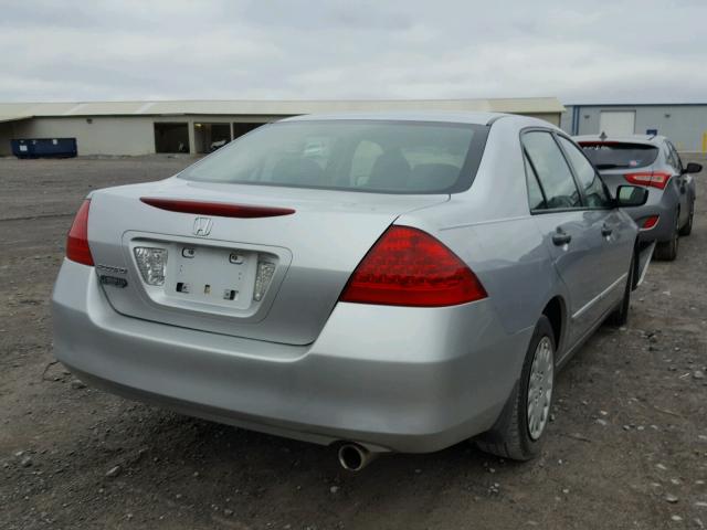 1HGCM56117A014817 - 2007 HONDA ACCORD VAL SILVER photo 4