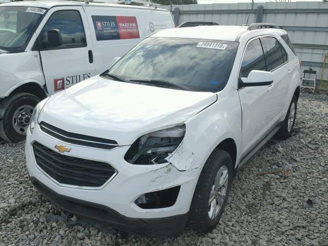 2GNALCEK1G6127923 - 2016 CHEVROLET EQUINOX LT WHITE photo 2