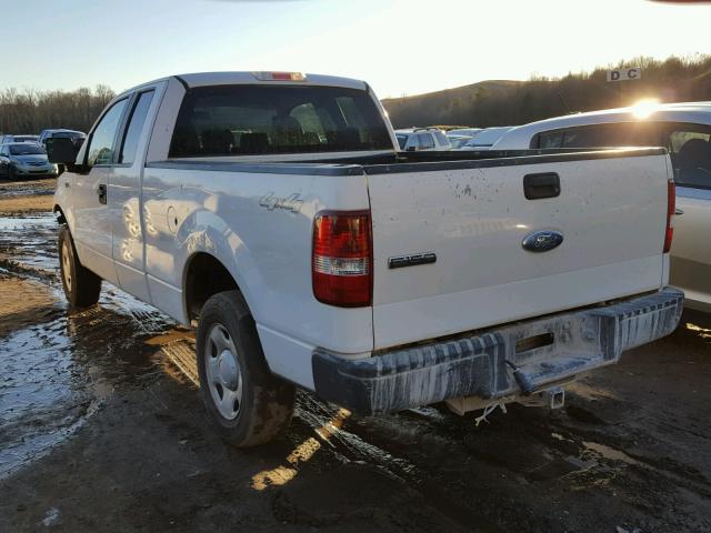 1FTRX14W37FB11852 - 2007 FORD F150 WHITE photo 3