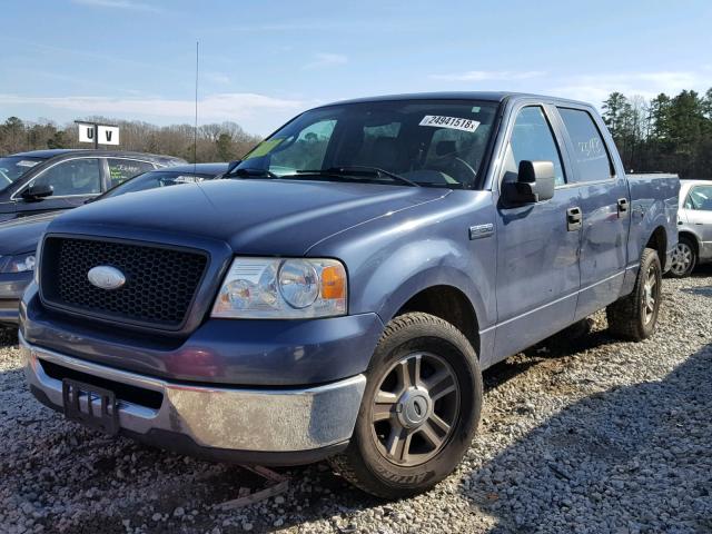 1FTRW12W76FB67684 - 2006 FORD F150 SUPER BLUE photo 2