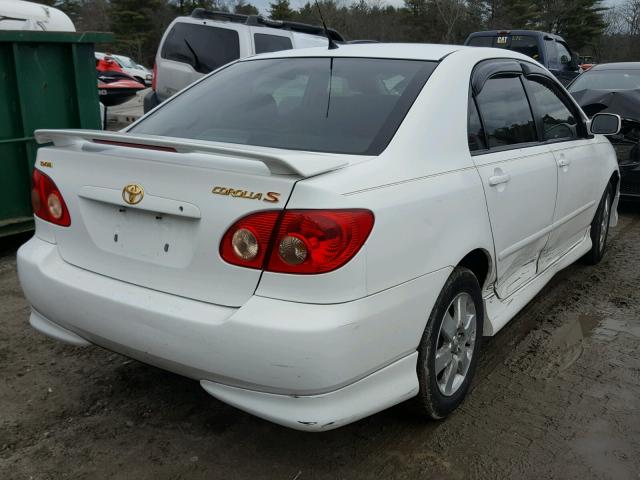 2T1BR32E05C381368 - 2005 TOYOTA COROLLA CE WHITE photo 4